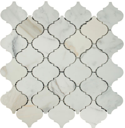 Calacutta Damask Pattern_TILE MOSAICS WATERJET SSC-1306 regiontile.com