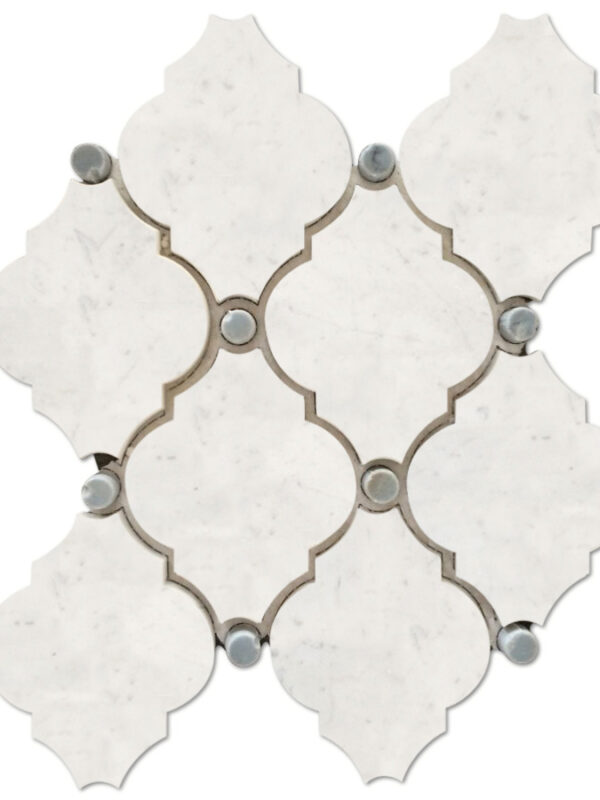 Glacier Blend Cathedral Pattern_TILE MOSAICS WATERJET SSC-1307 regiontilec.om