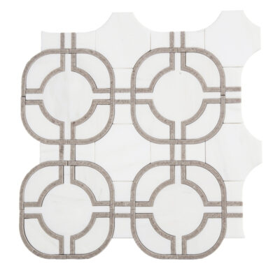 Metric Pattern Everett Blend_TILE MOSAICS WATERJET SSC-1316 regiontile.com