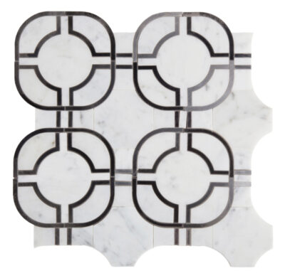 Metric Pattern Fusion Blend_TILE MOSAICS WATERJET SSC-1317 regiontile.com