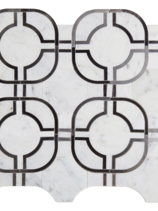 Metric Pattern Fusion Blend_TILE MOSAICS WATERJET SSC-1317 regiontile.com