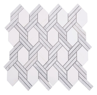 Knot Pattern Grace Blend_TILE MOSAICS WATERJET SSC-1323 regiontile.com