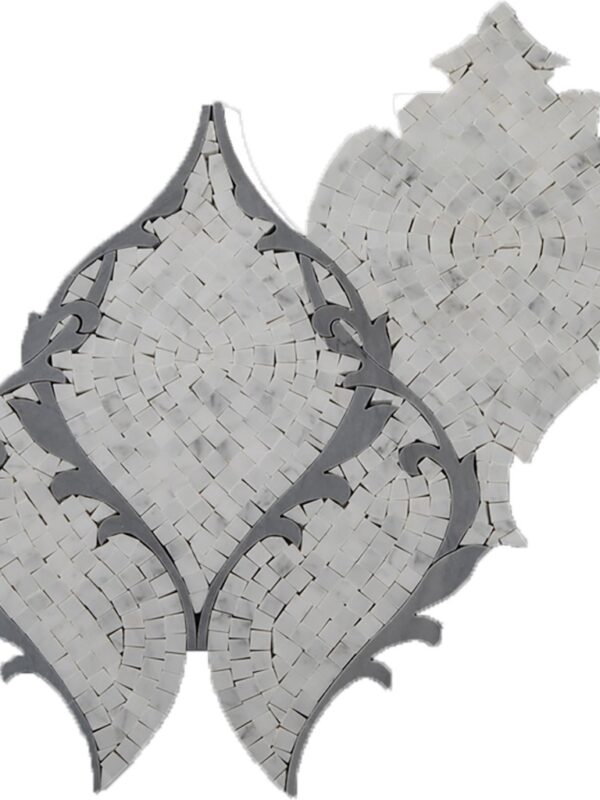 Capri Pattern Eclipse Blend_TILE MOSAICS WATERJET SSC-1347 regiontile.com