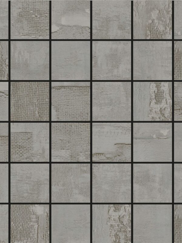 Jacquard Grey Natural Mosaic_TILE PORCELAIN JACQUARD SSF-5021 regiontile.com