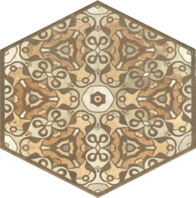 Terre Stamp Hexagon_TILE PORCELAIN TERRE SSF-5060 regiontile.com